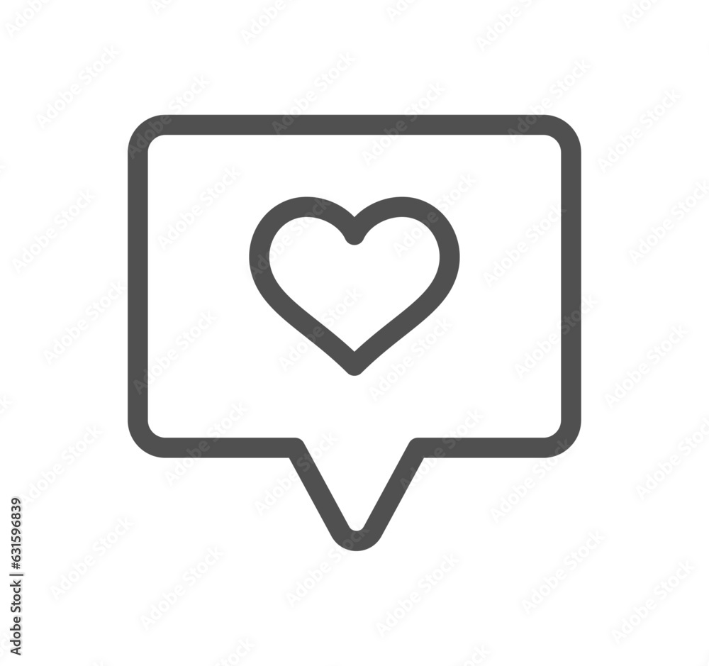 Social networks related icon outline and linear vector.