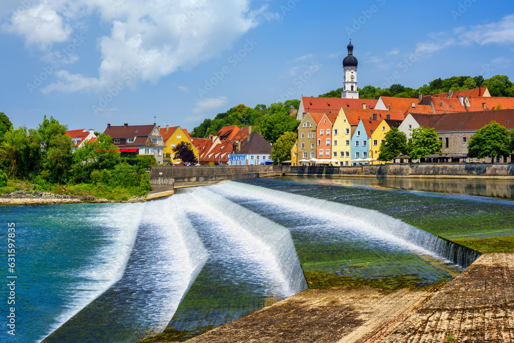 Landsberg am Lech medieval Old town, Germany