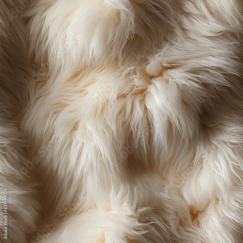 Seamless natural sheep fur background