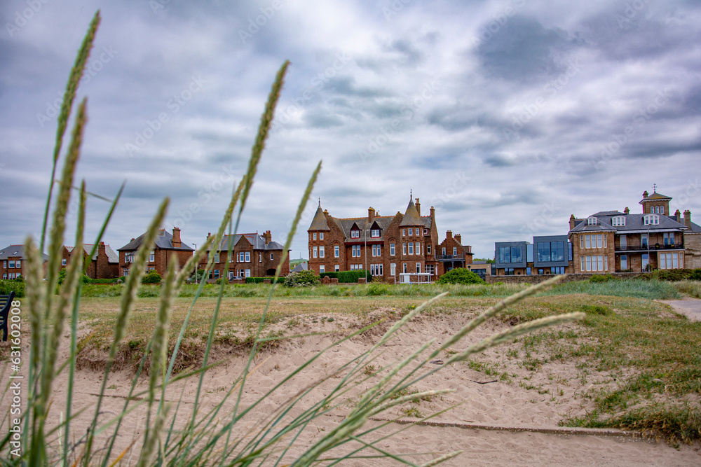 Beach landscape with a house in the country near Glasgow Beach landscape with a house in the country near Glasgow