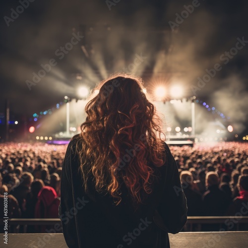 Person at a music show