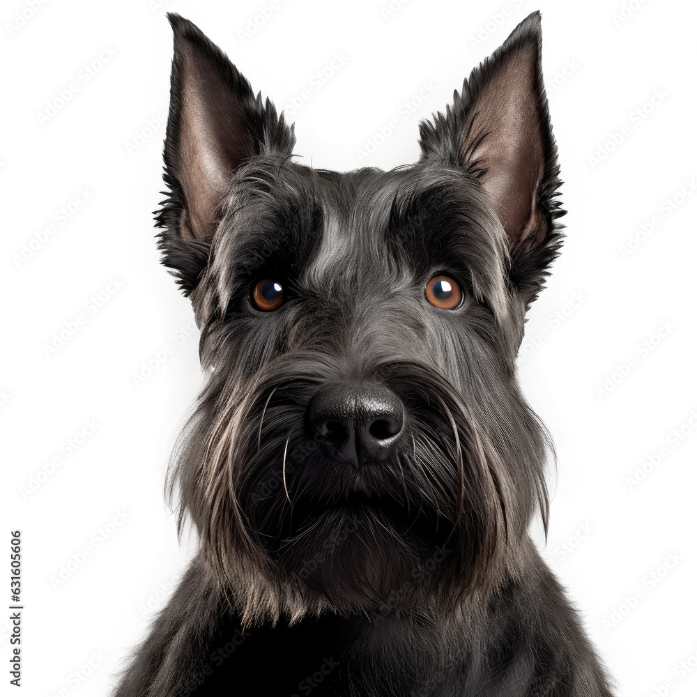 Scottish Terrier, isolated on transparent, PNG, HD