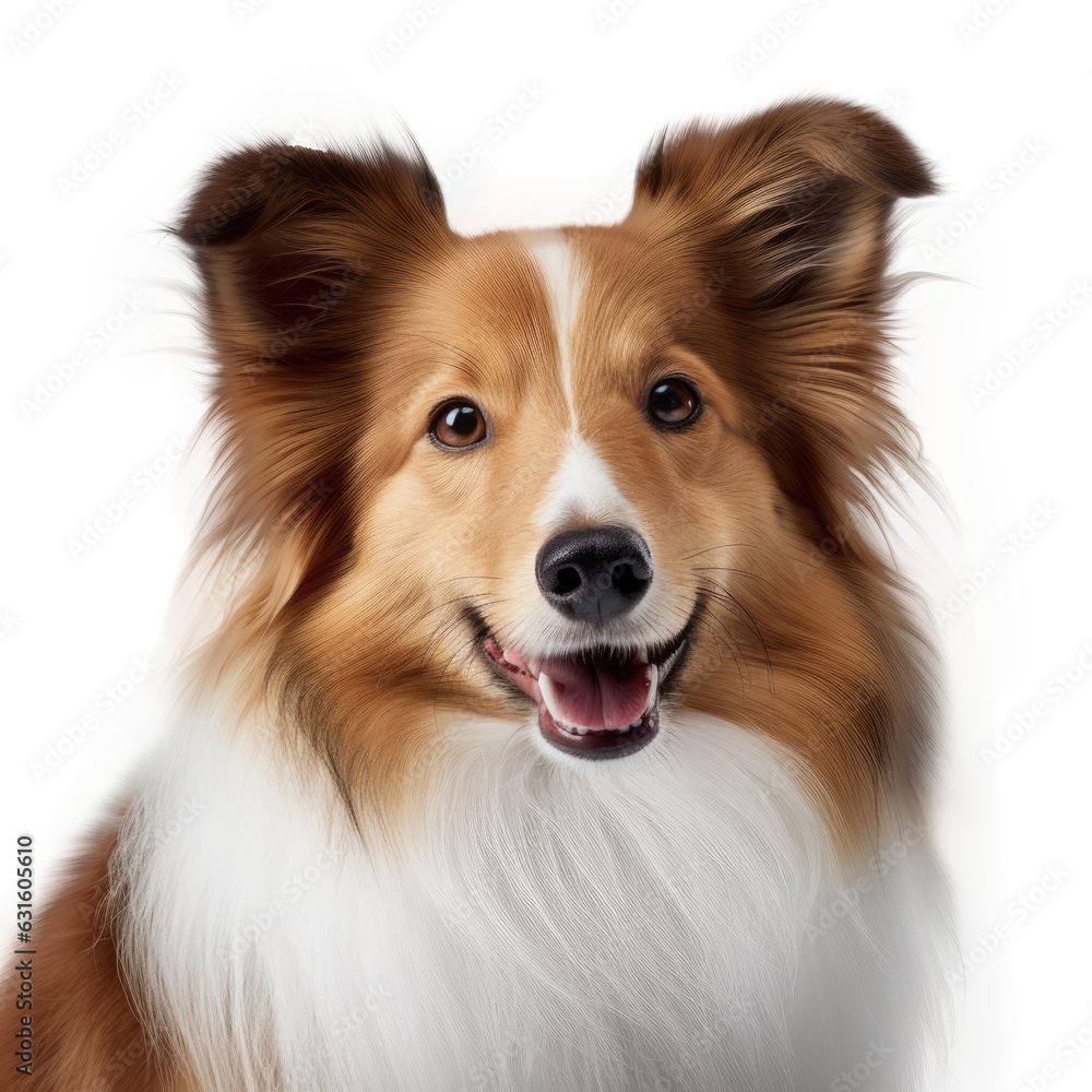 Shetland Sheepdog, isolated on transparent, PNG, HD