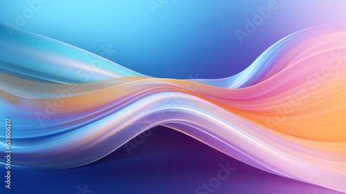 Abstract futuristic wave swirl background with copy space.