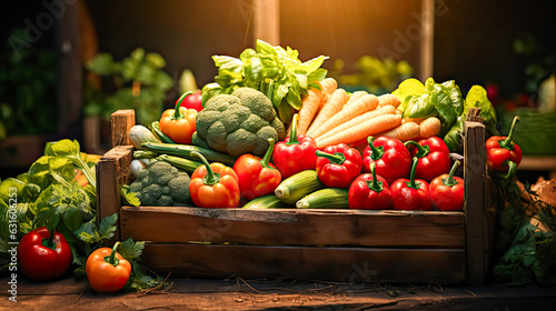 From Farm to Table Capturing the Essence of Summer Vegetables ai generation