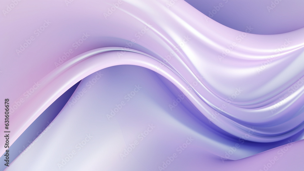 Naklejka premium Abstract metallic sheen fluid lilac background.