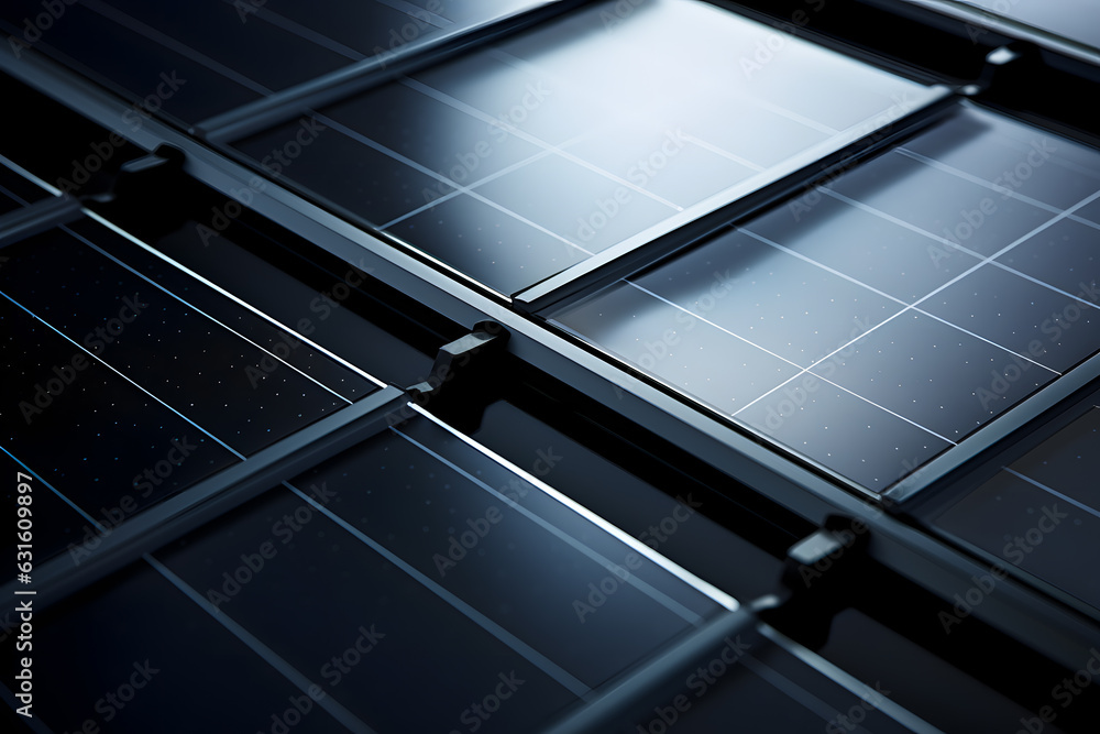 Future of Renewable Energy: Futuristic 3D Visualization of Solar Panels Future of Renewable Energy: Futuristic 3D Visualization of Solar Panels