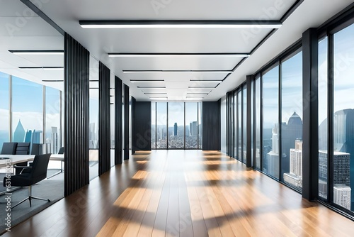 corridor in the office