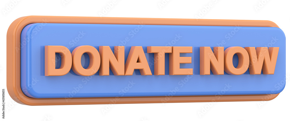 Donate now button. 3D illustration. Donate now button. 3D illustration.