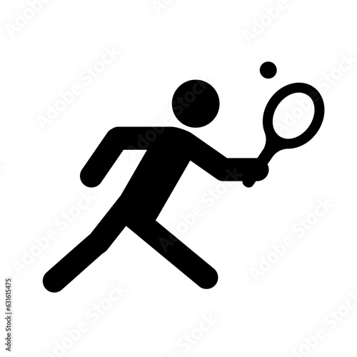 tennis player icon