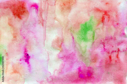 Pink-red watercolor background texture