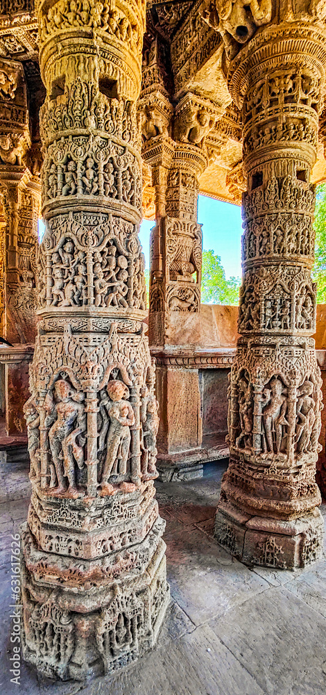 The Sun Temple at Modhera is an ancient Hindu temple located in the western state of Gujarat, India. Built in the 11th century during the reign of the Solanki dynasty, the temple was dedicated to Sun