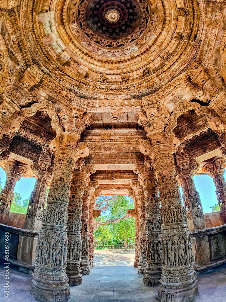 The Sun Temple at Modhera is an ancient Hindu temple located in the western state of Gujarat, India. Built in the 11th century during the reign of the Solanki dynasty, the temple was dedicated to Sun
