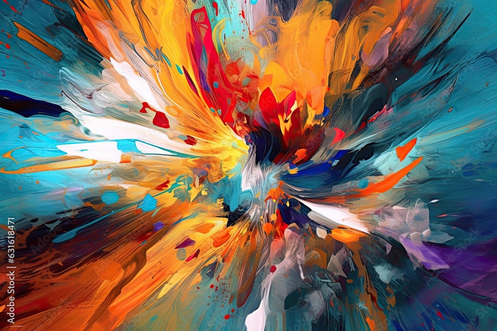 Vibrant and Dynamic: Exploring Abstract Digital Art with Movement and Colorful Shapes, generative AI Vibrant and Dynamic: Exploring Abstract Digital Art with Movement and Colorful Shapes, generative AI