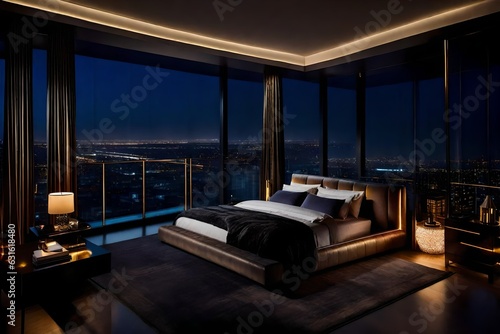 luxury hotel room interior photo