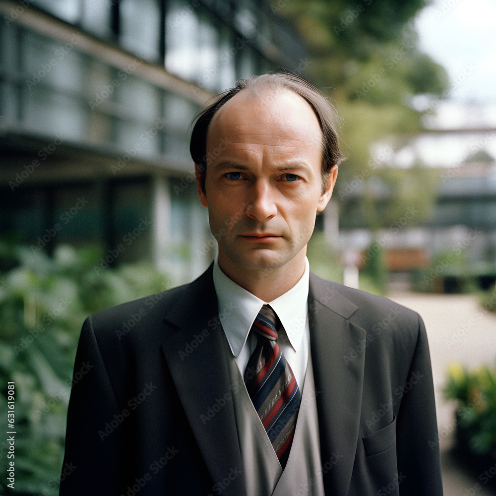 Contemporary Portrait of Charles Baudelaire in Modern Attire - generative ai Contemporary Portrait of Charles Baudelaire in Modern Attire - generative ai