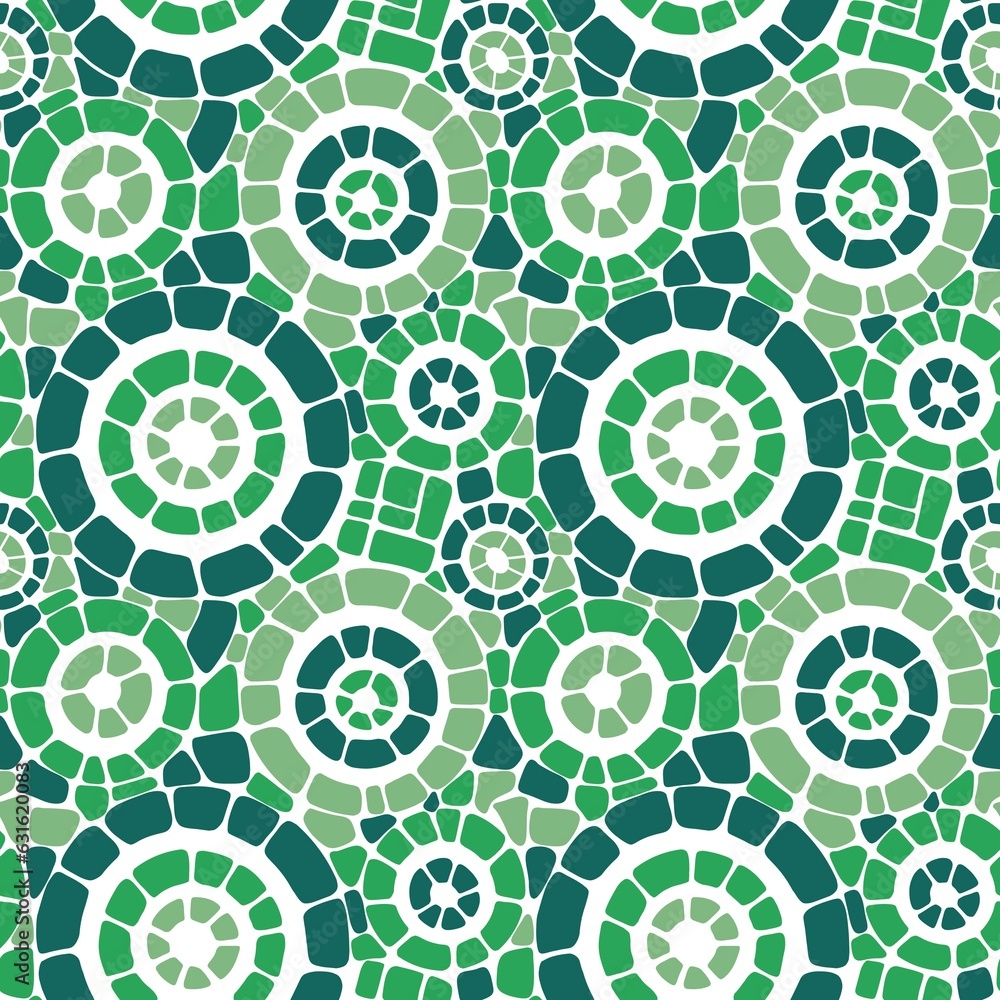 Abstract stone seamless geometric circle wall pattern for wrapping paper and kids clothes print and summer