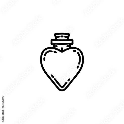 concept potion bottle illustration vector