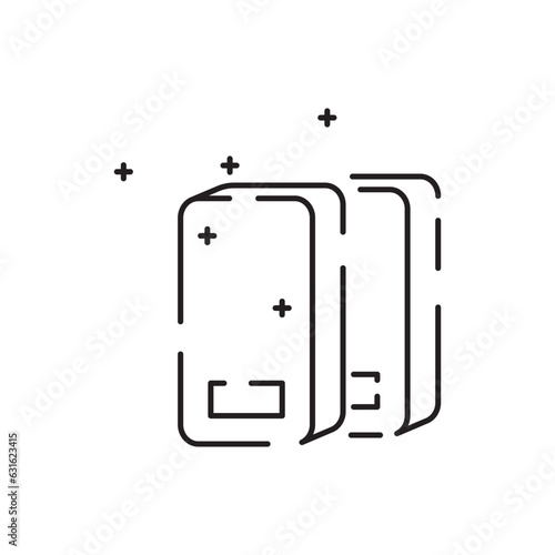 Gold bullion line icon. Included icon as golden, mine, gold bar, price, asset, wealth and more