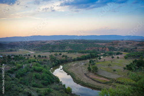 Agricultural landscape of rural Punjab, Pakistan