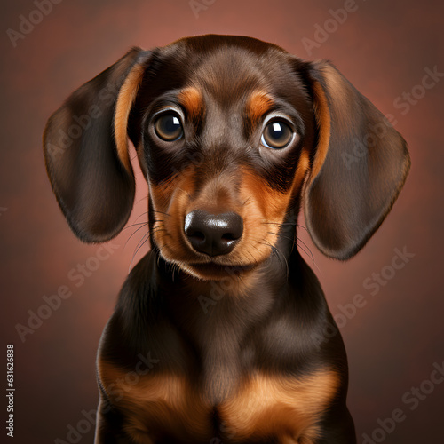 portrait of a dachshund puppy © Raanan