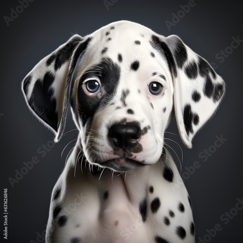 portrait of a dalmatian puppy © Raanan