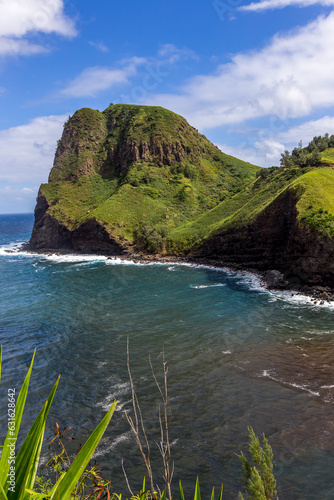 Landscape beach and ocean view on the island of Maui in Hawaii 