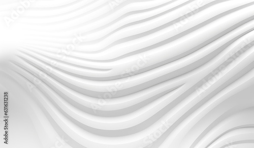 White modern abstract texture background, in the style of stripes and shapes, smooth white wavy lines. 