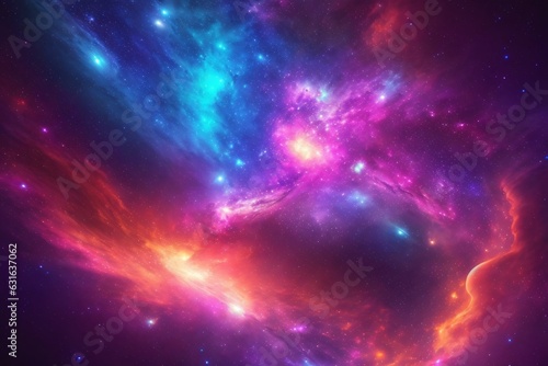 Galaxy Space Texture Background, Space Texture Background, Colorful Space Background, Galaxy Background, Ai Generative
