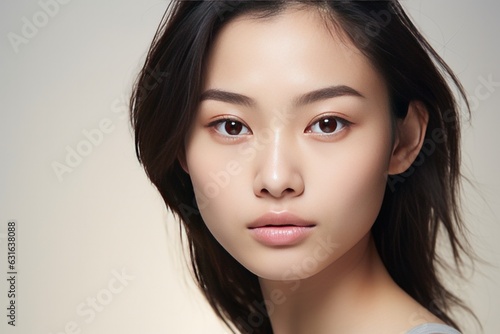 Closeup portrait of a beaut...