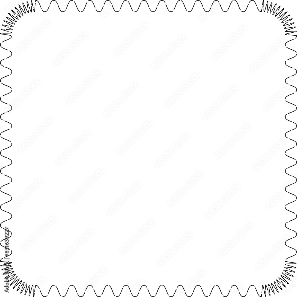 Obraz premium Dashed square frame