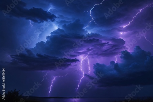 Thunderstorm Sky, Thunderstorm Background, Thunderstorm Wallpaper, Stormy sky Background, Storm clouds, Neon Thunderstorm Sky, Ai Generative