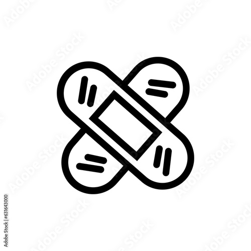 wound plaster icon