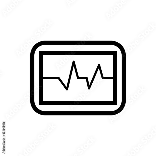 Electrocardiograph icon