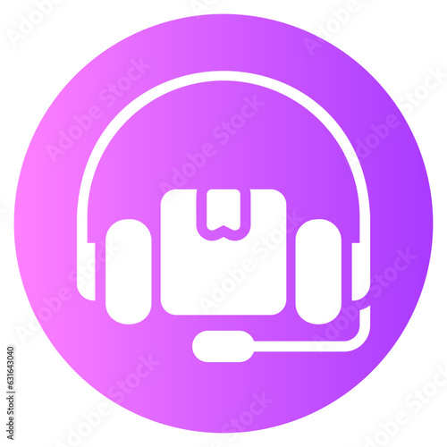 customer support gradient icon