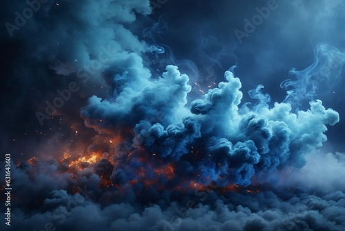 Blue Smoke Wallpaper, Smoke Background, Smoke Effects Background, Smoke wallpapers, Colorful Smoke Background, Abstract Smoke Wallpapers, AI Generative