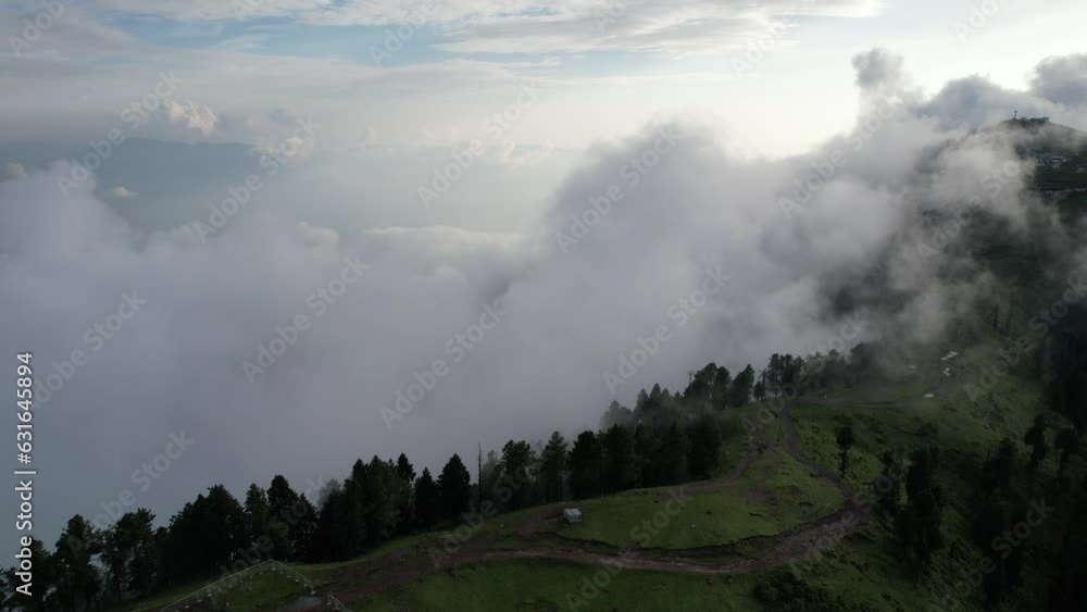 Landscape with Mountains and clouds Landscape with Mountains and clouds