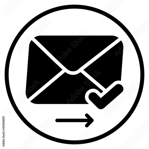 receive glyph icon
