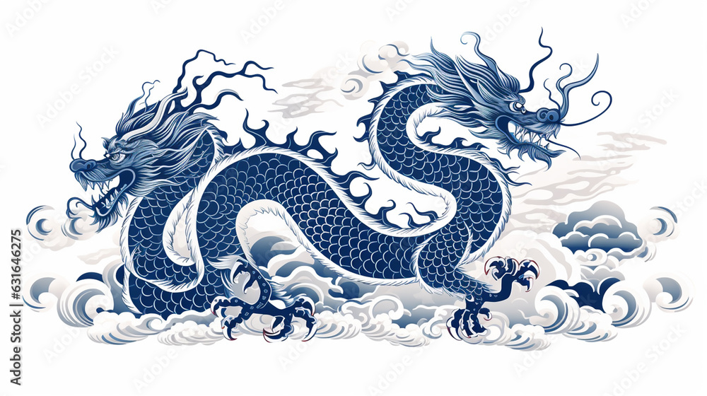 traditional chinese dragon illustration traditional chinese dragon illustration