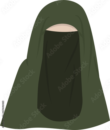 Muslimah niqobi Illustration 