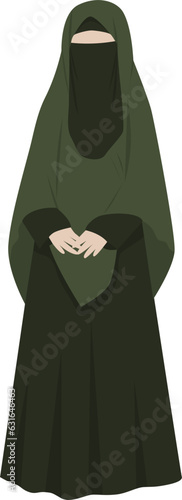 Muslimah niqobi standing