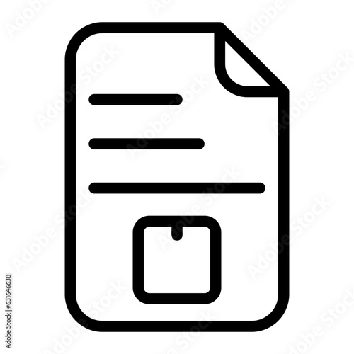 document line icon