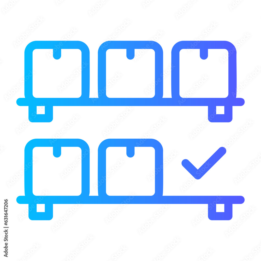inventory gradient icon inventory gradient icon