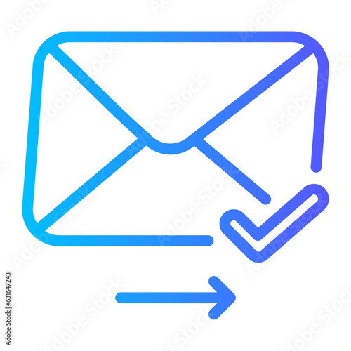 receive gradient icon