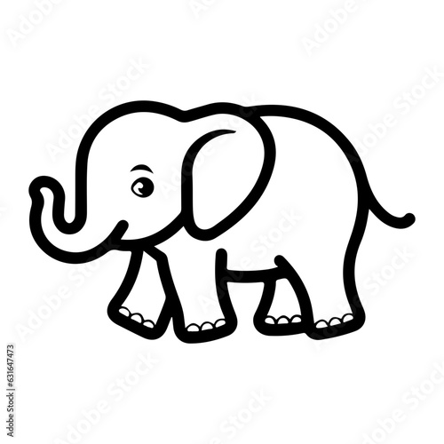 elephant vector illustration logo