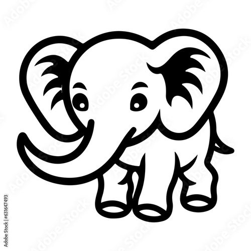 elephant vector illustration logo
