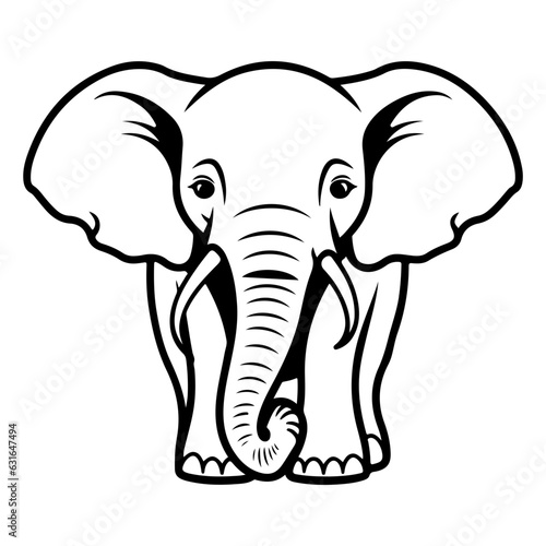 elephant vector illustration logo