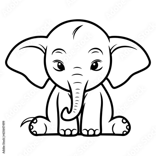 elephant vector illustration logo
