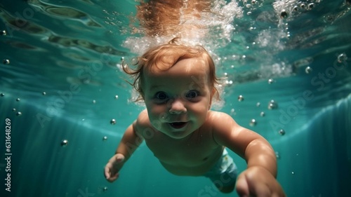child in water