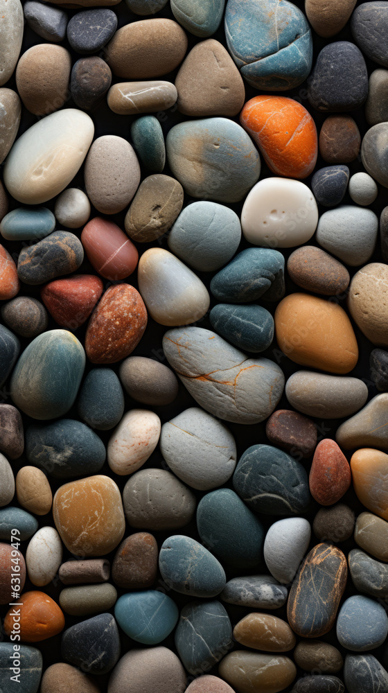 A collection of textured rocks up close A collection of textured rocks up close